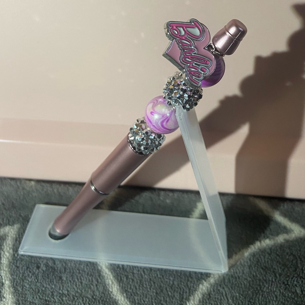 Stocking Stuffer Beaded Pen Barbie Charm